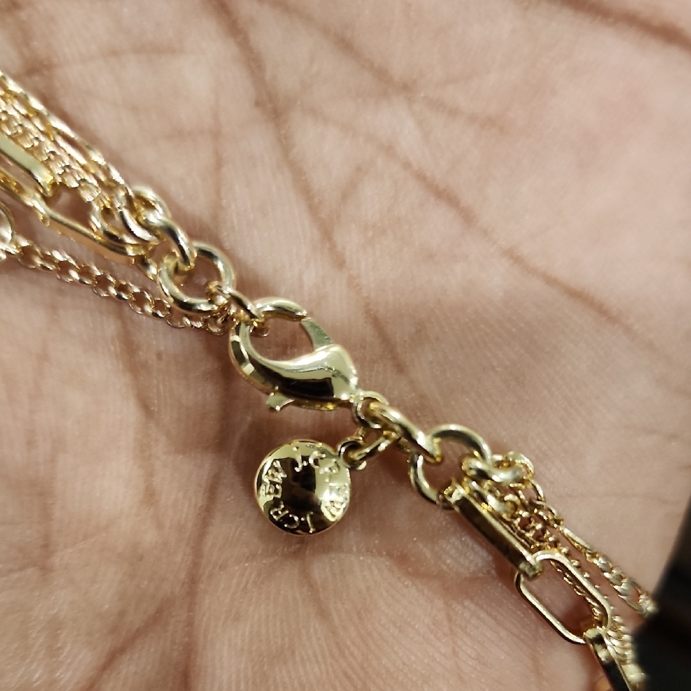 J. Crew Gold Layered Coin and Toggle Necklace Set - Picture 4 of 6